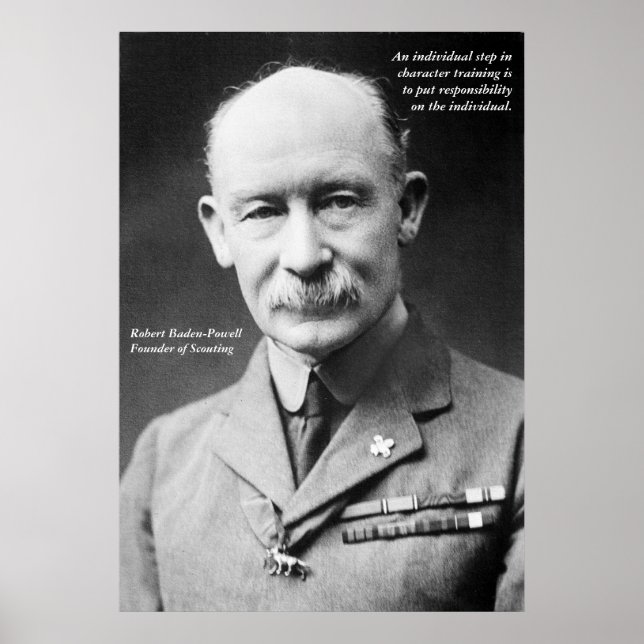 Pôster Robert Baden-Powell (Frente)