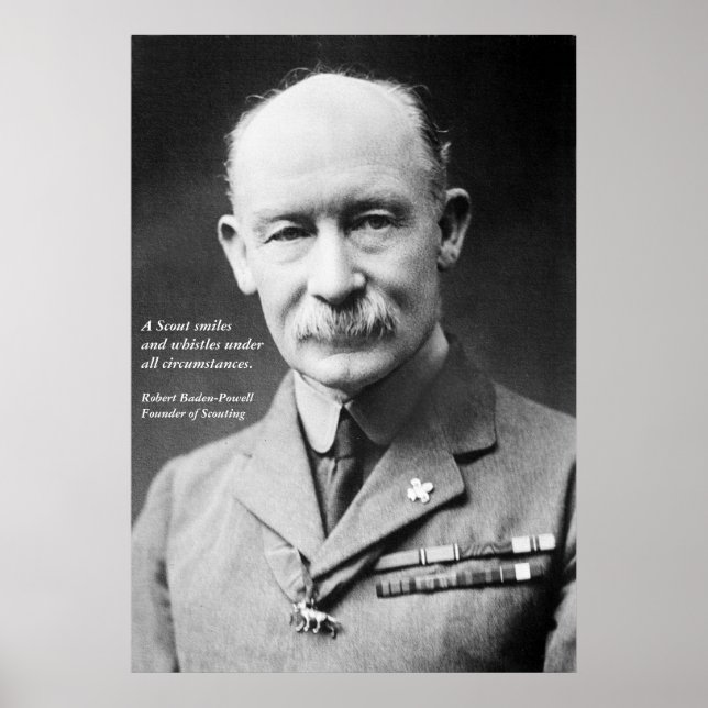 Pôster Robert Baden-Powell (Frente)