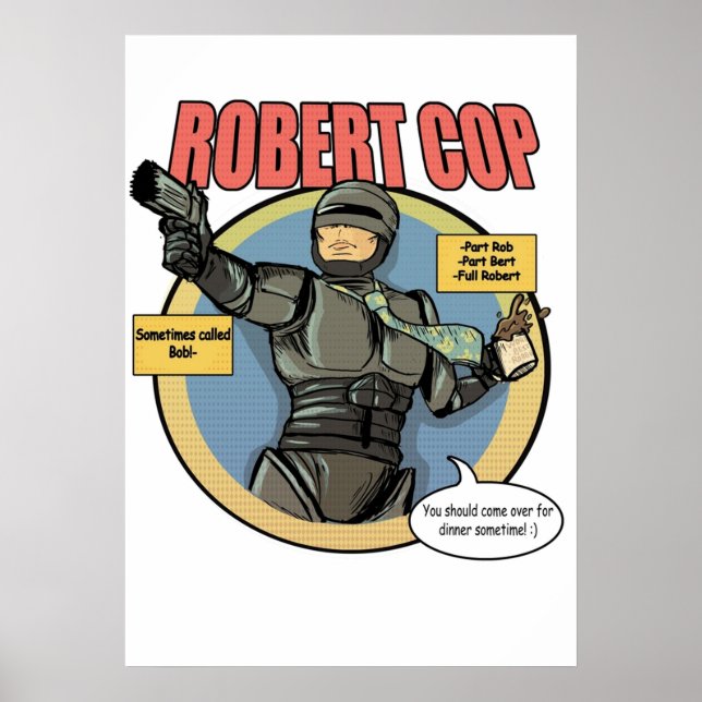 Poster Robert Cop (Frente)