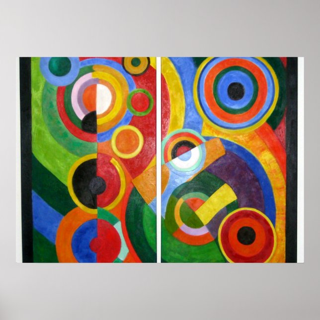 Pôster Robert Delaunay art: Rhythm (Frente)