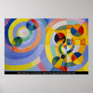Poster Robert Delaunay - Formas Circulares