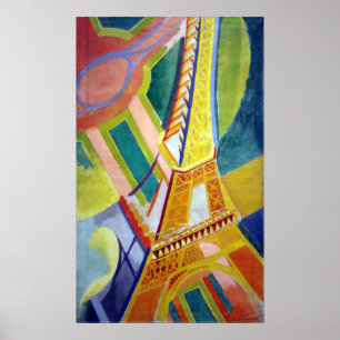 Poster Robert Delaunay La Tour Eiffel