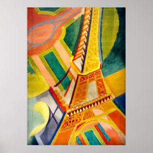 Poster Robert Delaunay - Torre Eiffel