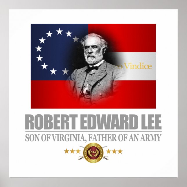 Poster Robert E Lee (Patriota do Sul) (Frente)