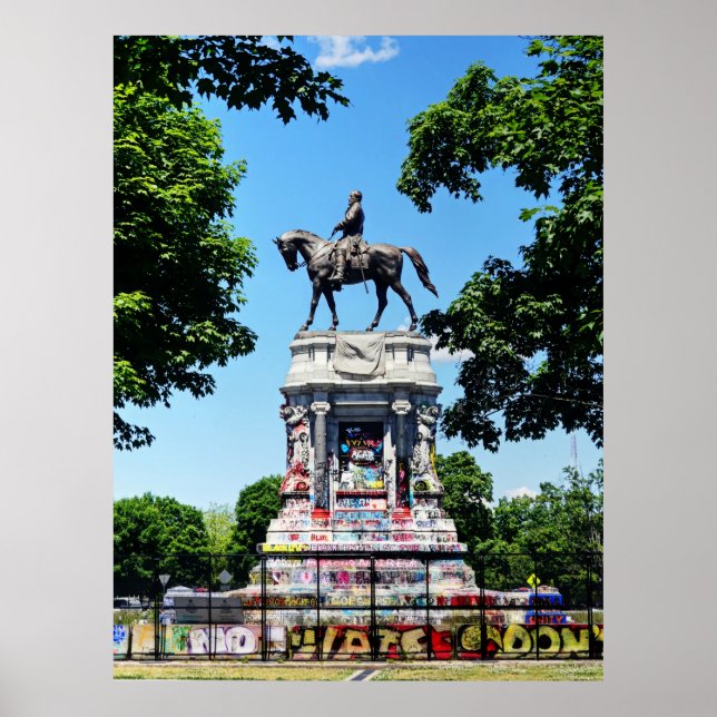 Poster Robert E. Lee Statue (Frente)