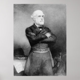 Poster Robert Edward Lee Retrato de John Adams Elder