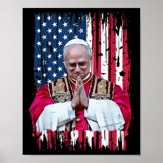 Poster Robert Francis Prevost Pope Americas