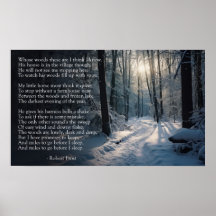 Robert Frost: Parando por Woods numa Noite Neve