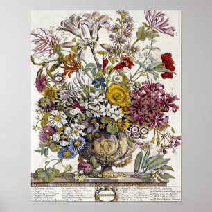 Poster Robert Furber - outubro - doze meses