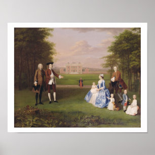 Pôster Robert Gwillym de Atherton e de sua família,
