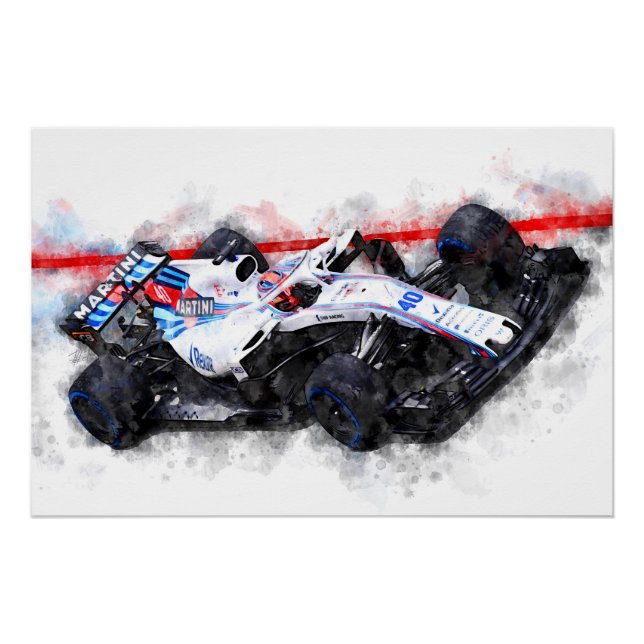 Pôster Robert Kubica 2018 (Frente)