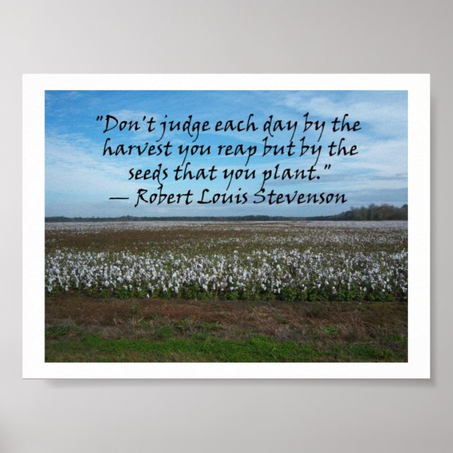 Pôster Robert Louis Stevenson-Don não julga todos os dias (Frente)