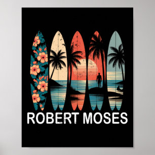 Poster Robert Moses Surfboard Surfing Retro _1 