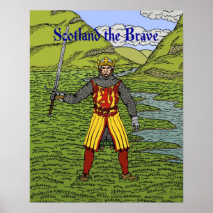 Pôster Robert, o Bruce Scotland, o Bravo