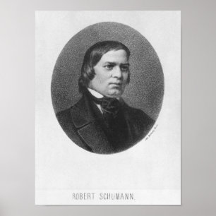 Poster Robert Schumann, 1839