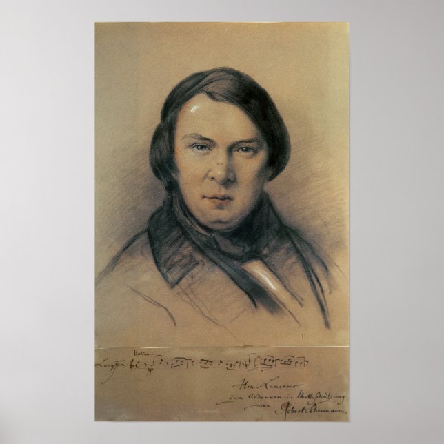 Pôster Robert Schumann 1853 (Frente)