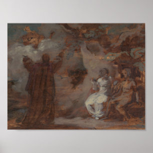 Poster Robert Smirke - Prospero Conjurando um Masque