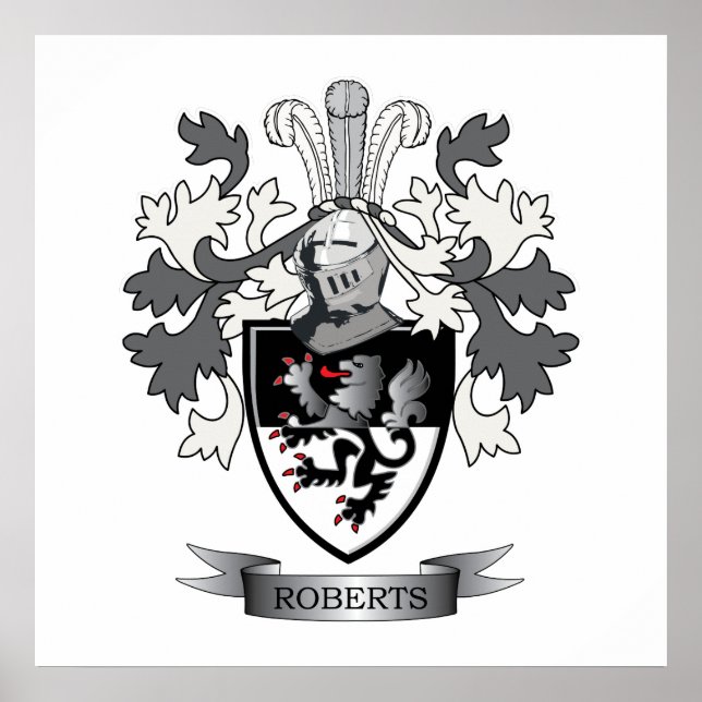 Pôster Roberts Family Crest (Frente)