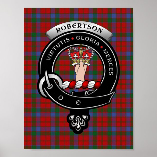 Poster Robertson Clan 8.5x11 (Frente)