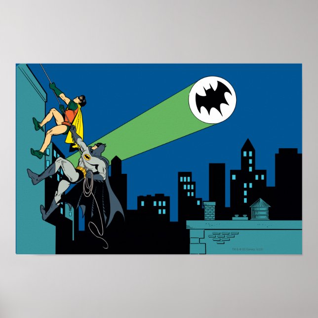 Poster Robin E Batman Sobem (Frente)