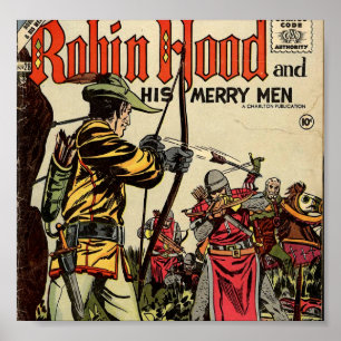 Pôster Robin Hood Comic Book