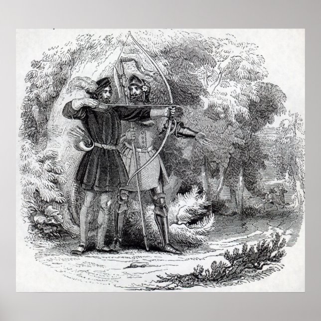 Pôster Robin Hood e Little John (Frente)