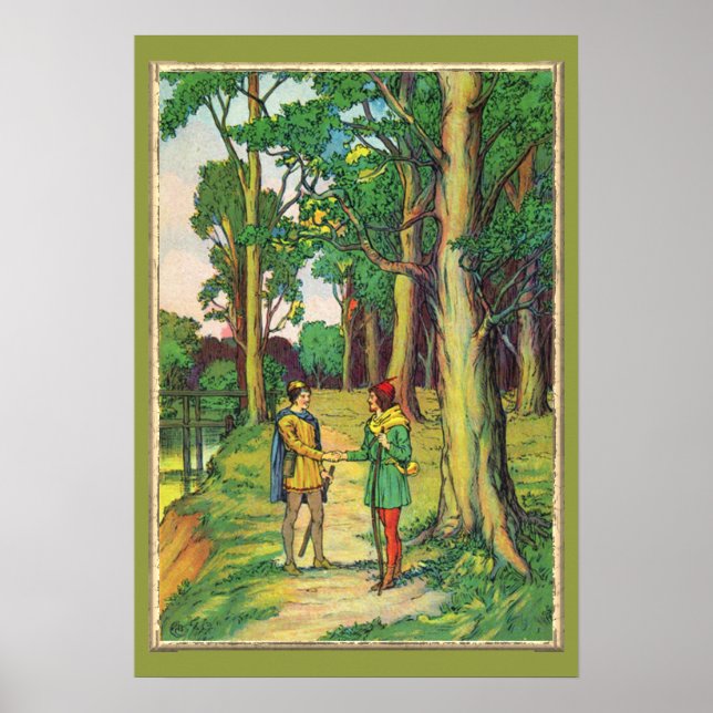 Poster Robin Hood E Little John (Frente)