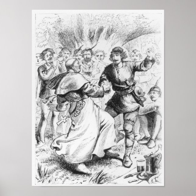 Pôster Robin Hood e o Bispo (Frente)