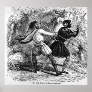 Pôster Robin Hood e o curtidor com Quarto-funcionarios