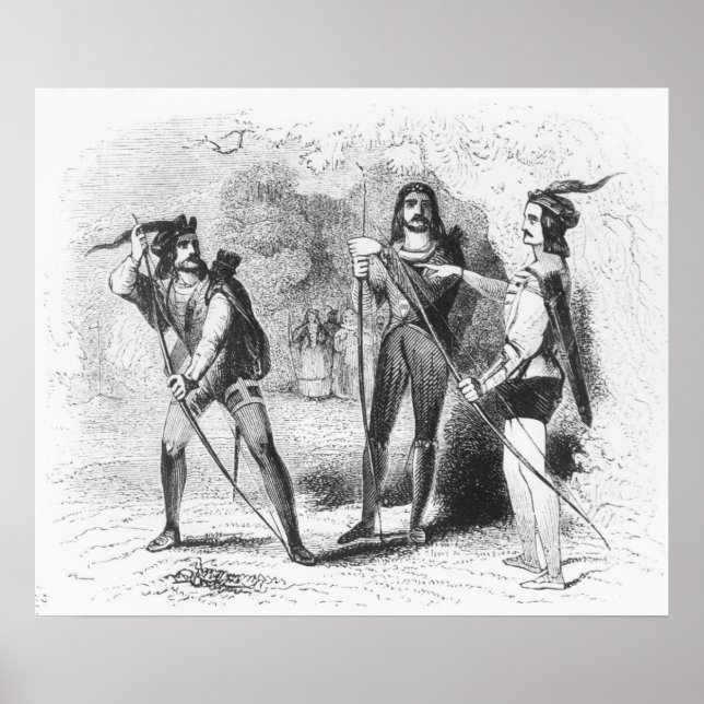 Pôster Robin Hood, Scarlet and John (Frente)