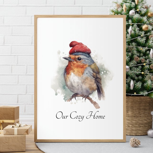 Poster Robin Winter Delight, personalizado (Criador carregado)