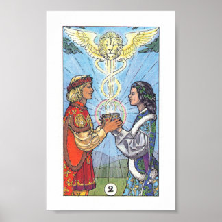 Poster Robin Wood Tarot - 2 Copas
