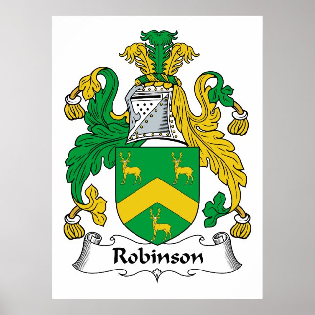 Poster Robinson Family Crest (Frente)