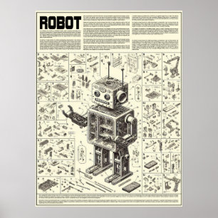 Poster Robô