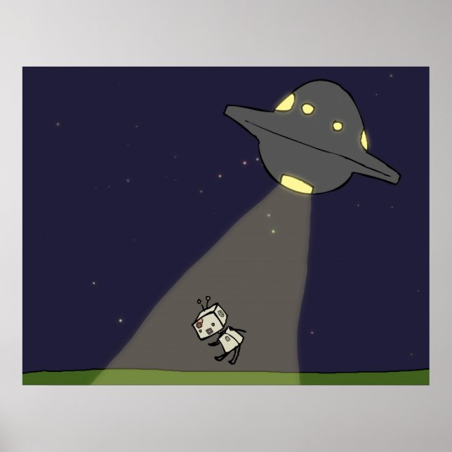 Poster Robô-Chan raptado (Frente)