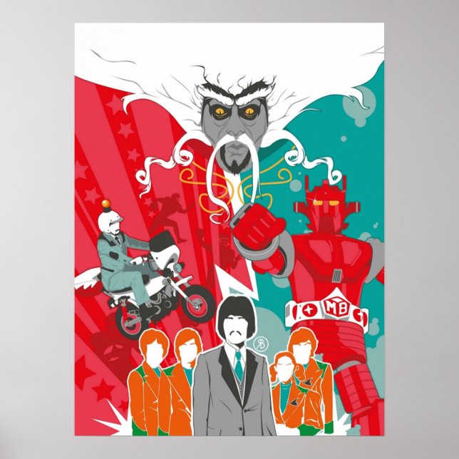 Poster Robô das estrelas (Frente)