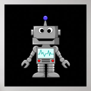 Pôster Robô Feliz