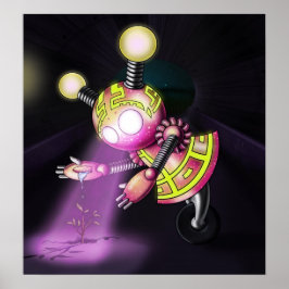 Poster Robô Menina