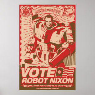 Poster Robô Nixon - tudo robô Nixon da saraiva
