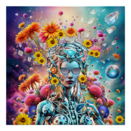 Pôster Robô orgânico