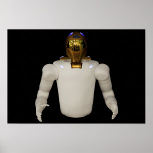 Poster Robonaut 2, uns dexterous, hel 3 do astronauta do