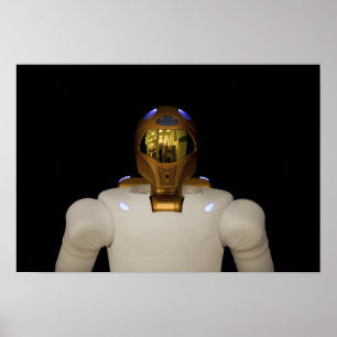Poster Robonaut 2, uns dexterous, hel 4 do astronauta do