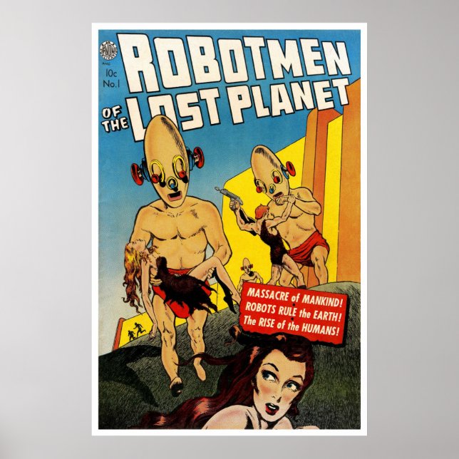 Poster Robôs do Planeta Perdido #1 (1952) (Frente)