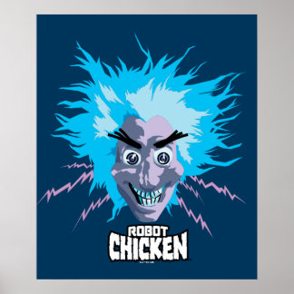 Poster Robot Chicken Head Graphic