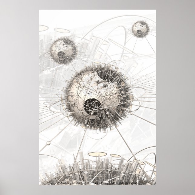 Poster Robot Planet (Frente)