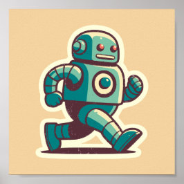 Poster Robot Runner