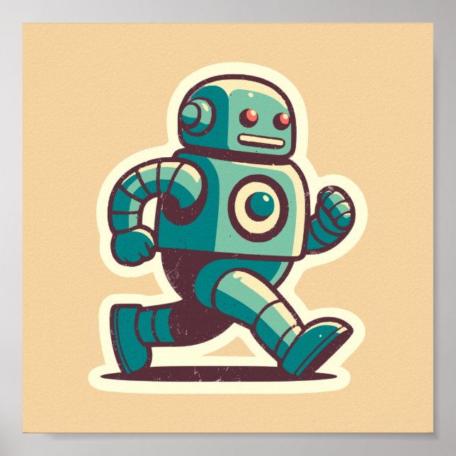 Poster Robot Runner (Frente)