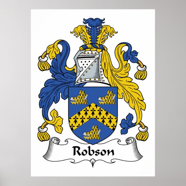 Pôster Robson Family Crest (Frente)