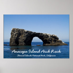 Poster Rocha do arco da ilha de Anacapa