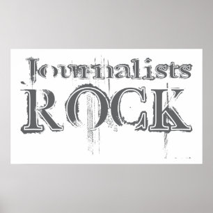 Pôster Rocha dos journalistas
